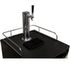 Image of Kegco KOM19S-1NK Kombucharator with Black Cabinet and Stainless Steel Door