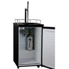 Image of Kegco K199SS-G Guinness® Dispensing Kegerator with Black Cabinet and Stainless Steel Door