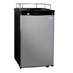 Kegco MDK-199SS-01 Kegerator Cabinet Only - Black Cabinet and Stainless Steel Door