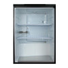 Image of Kegco MDK-199SS-01 Kegerator Cabinet Only - Black Cabinet and Stainless Steel Door