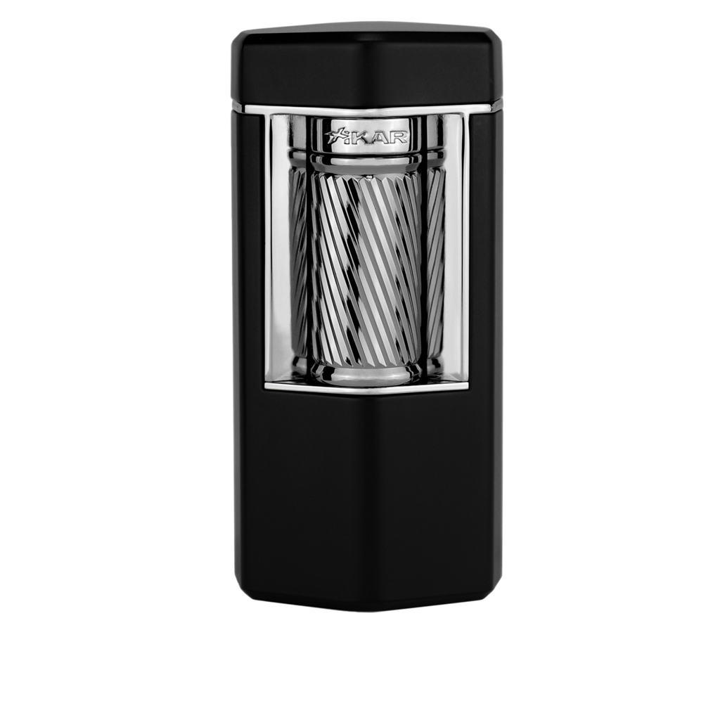 Visol Black Matte Lighter with Initial V
