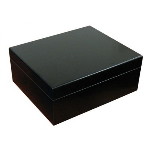 Prestige Import Group, Prestige Chalet Cherry or Black Humidor with Humidifier & Hygrometer, Humidor - Humidor Enthusiast