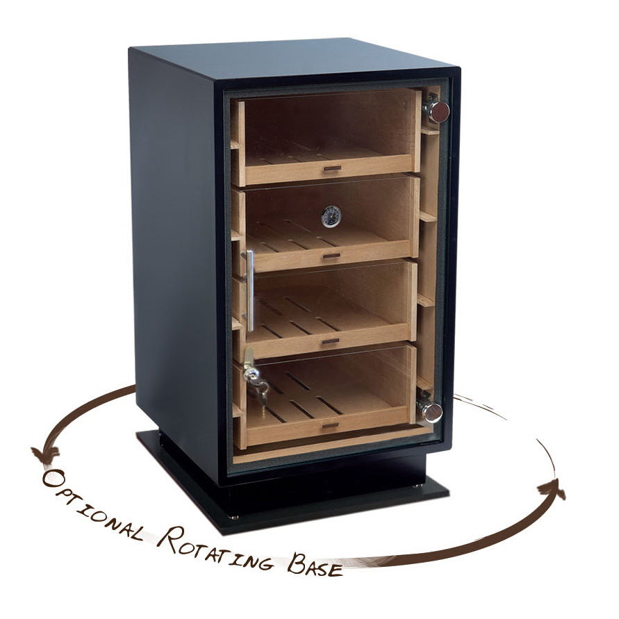 Prestige Import Group, Rotating Base in Black for 'The Manchester' Humidor, Humidor - Humidor Enthusiast