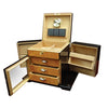 Image of Prestige Import Group, Prestige Import Group 'The Baccus' Desktop Humidor with Side Storage, Humidor - Humidor Enthusiast