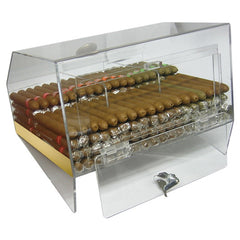 The Laurence Acrylic Display Humidor 3 Bins by Prestige Import Group