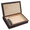 Image of Prestige Import Group, Prestige Import Group 'The Novelist' Brown Leather Book Travel Humidor, Humidor - Humidor Enthusiast