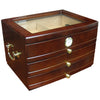Image of Prestige Import Group, Prestige Import Group 'The Regent' Glass Top Humidor with Drawers, Humidor - Humidor Enthusiast