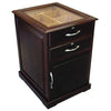 Image of Prestige Import Group, Prestige Import Group 'The Santiago' End Table Humidor in Walnut, Humidor - Humidor Enthusiast