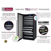 Image of Allavino 121 Bottle Dual Zone Stainless Steel Wine Refrigerator