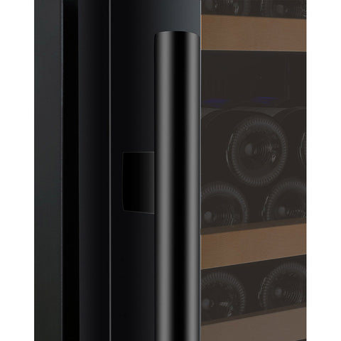 Allavino  349 Bottle Three Zone Black Side-by-Side Wine Refrigerator