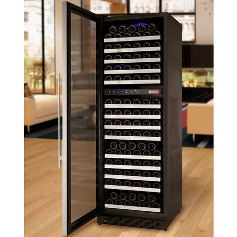 Allavino 172 Bottle Dual Zone Stainless Steel Wine Refrigerator