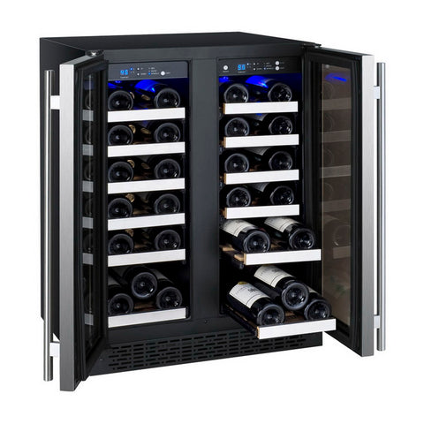 Allavino 36 Bottle Dual Zone Stainless Steel Wine Refrigerator