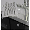 Image of Kegco XCK-2448B Two Dual Faucet Keg Tap Commercial Grade Kegerator
