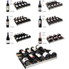 Image of Allavino 128 Bottle Single Zone Stainless Steel Right Hinge Wine Refrigerator