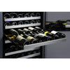 Image of Allavino 121 Bottle Dual Zone Stainless Steel Wine Refrigerator