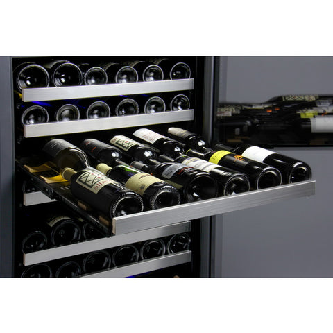 Allavino 172 Bottle Dual Zone Stainless Steel Wine Refrigerator