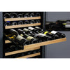 Image of Allavino  349 Bottle Three Zone Black Side-by-Side Wine Refrigerator