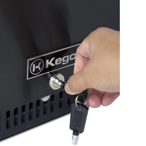 Kegco KOM15BBR 15" Wide Commercial Grade Digital Kombucha Dispenser with Black Door