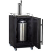 Image of Kegco ICS15BBRNK 15" Wide Cold Brew Coffee Single Tap Black Commercial Kegerator