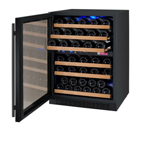 Allavino  56 Bottle Dual Zone Black Wine Refrigerator