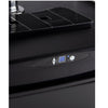 Image of Kegco Z163B-1NK Single Tap Faucet Full Size Commercial Grade Digital Kegerator - Black Cabinet with Black Door