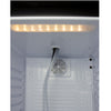 Image of Kegco KOM163S-2NK Two Faucet Commercial Grade Digital Kombucha Kegerator - Black Cabinet with Stainless Steel Door